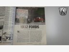 Thumbnail Photo 25 for 1932 Ford Other Ford Models