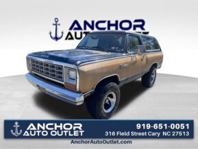1985 Dodge Ramcharger for sale 101956325