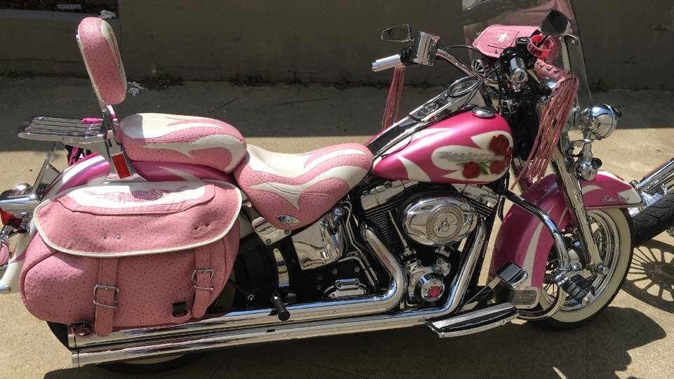 pink motorcycle for sale