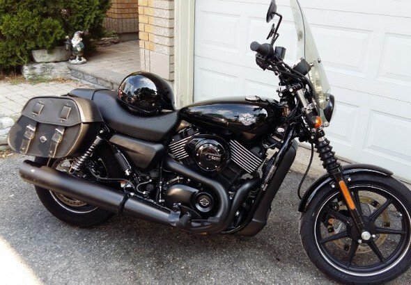 harley street 750 saddlebags