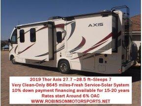 2019 Thor Axis 27.7