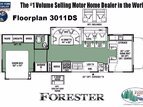 Thumbnail Photo 1 for New 2023 Forest River Forester 3011DS