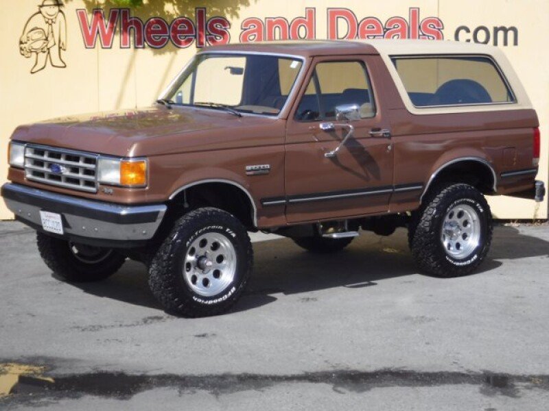 1988 Ford Bronco Xlt For Sale Near Santa Clara California 95051 Classics On Autotrader