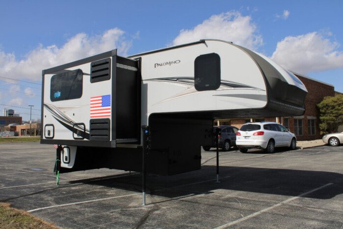 PUBLIC LIVE AUCTION - 2021 PALOMINO TRUCK CAMPER, FURNITURE, GLASSWARE ...