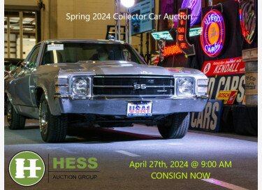 Spring 2024 Crowe Collector Car & Motorsports Auction - Live with Online Bidding