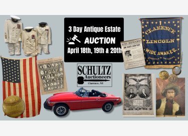 3 Day Antique Estate Auction - Classic Cars & Memorabilia - Live with Online Bidding