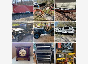 Estate Auction - Classic Willys Jeeps, JAYCO Travel Trailer & Collectibles - Online Only